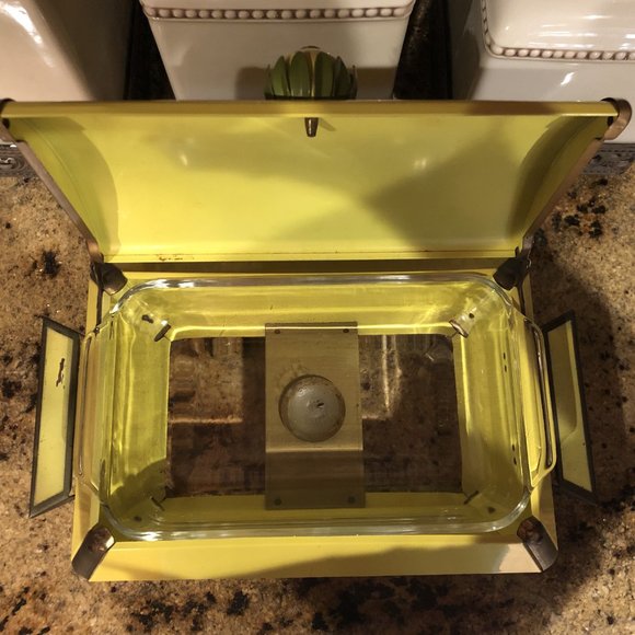 Anchor Hocking Fire King Yellow Chafing Dish - Picture 4 of 9